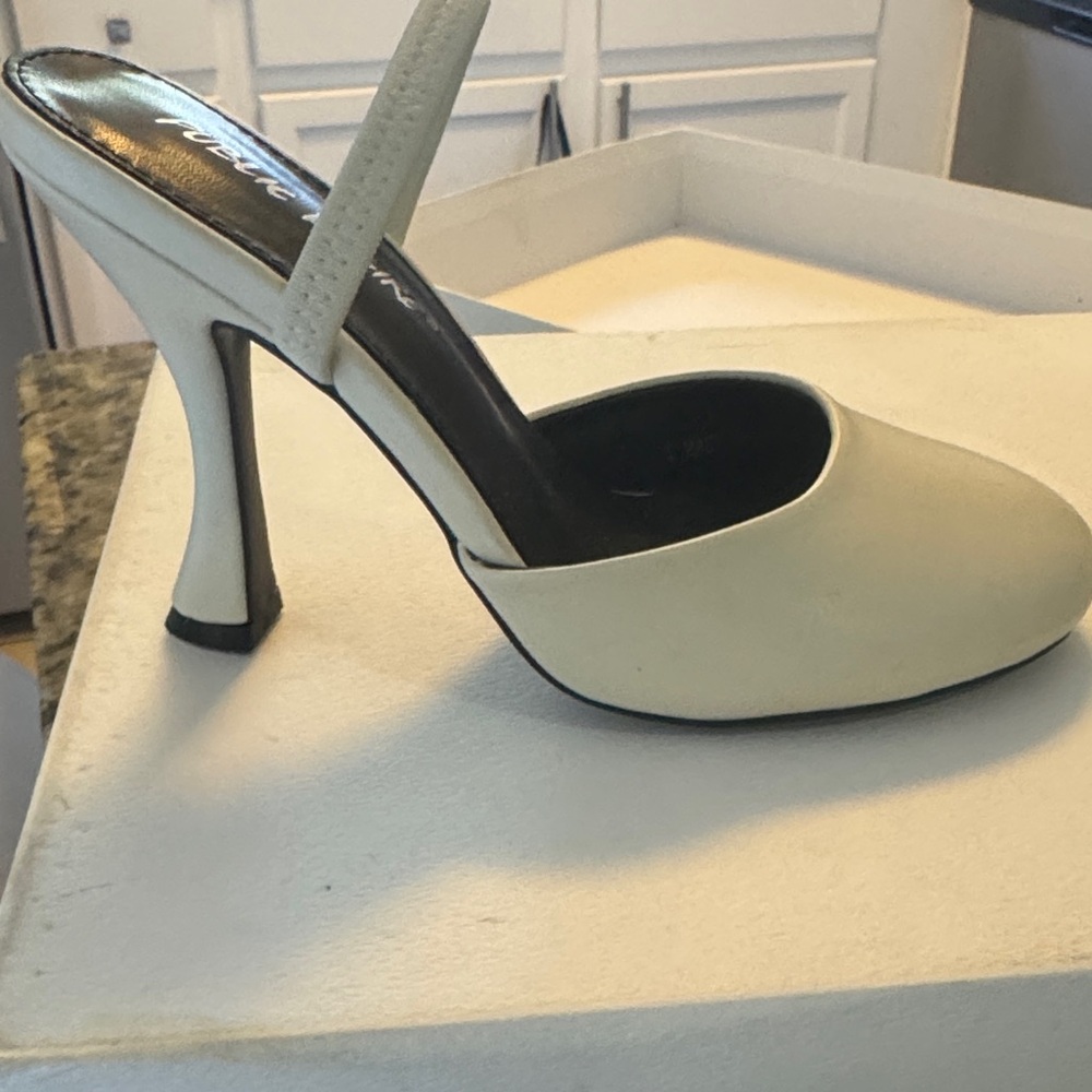 Public Desire Cream Women's Heels